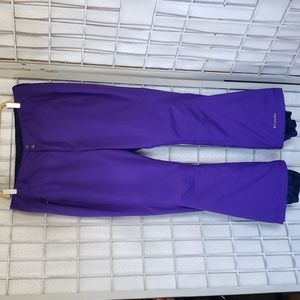 Columbia purple plus size 1X adjustable waist snow pants